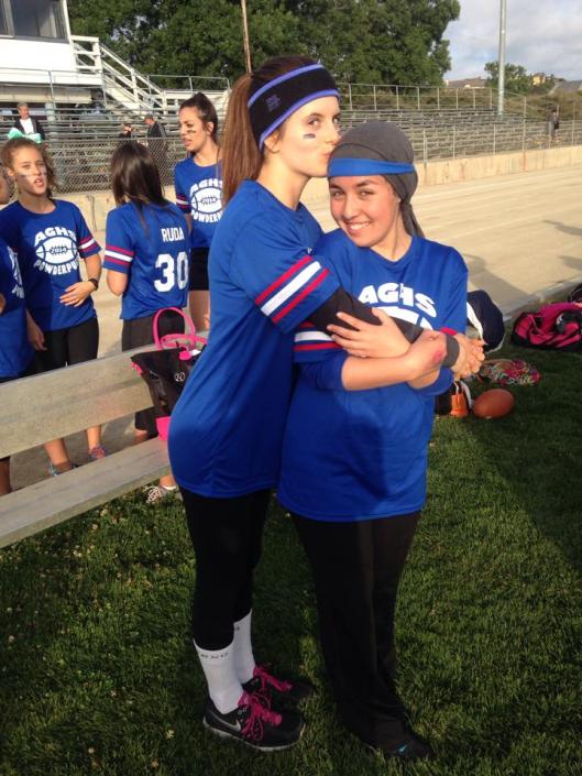 Tessa and Leila.  Leila's mother, by the way, from Egypt makes Killer baklava. 