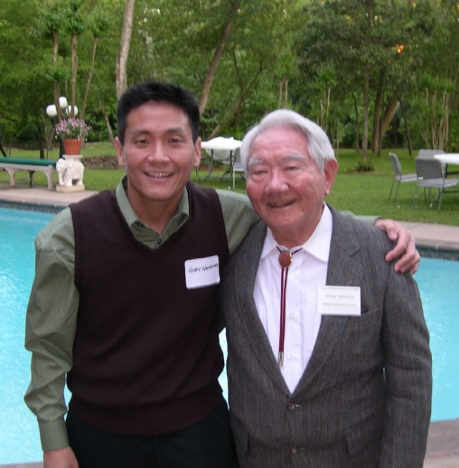 George I. Nakamura and his grandson, Gary, in 2005.